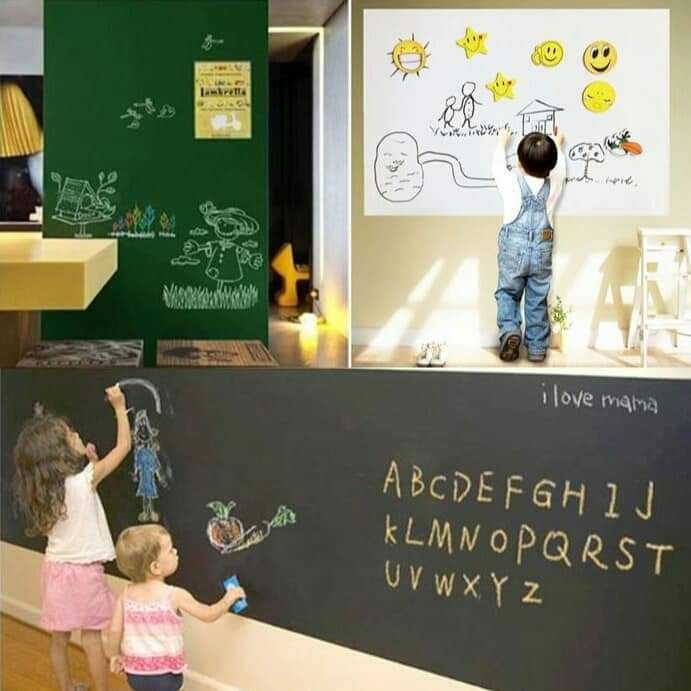 BẢNG DÁN TƯỜNG THÔNG MINH 200cm ×60cm (TẶNG BÚT/PHẤN VIẾT BẢNG)