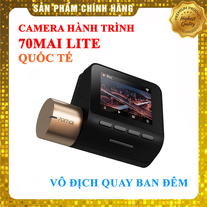 Camera hành trình ô tô 70 mai lite bản quốc tế chính hãng giá rẻ, cam kết hàng đúng mô tả, chất lượng đảm bảo an toàn đến sức khỏe người sử dụng, đa dạng mẫu mã