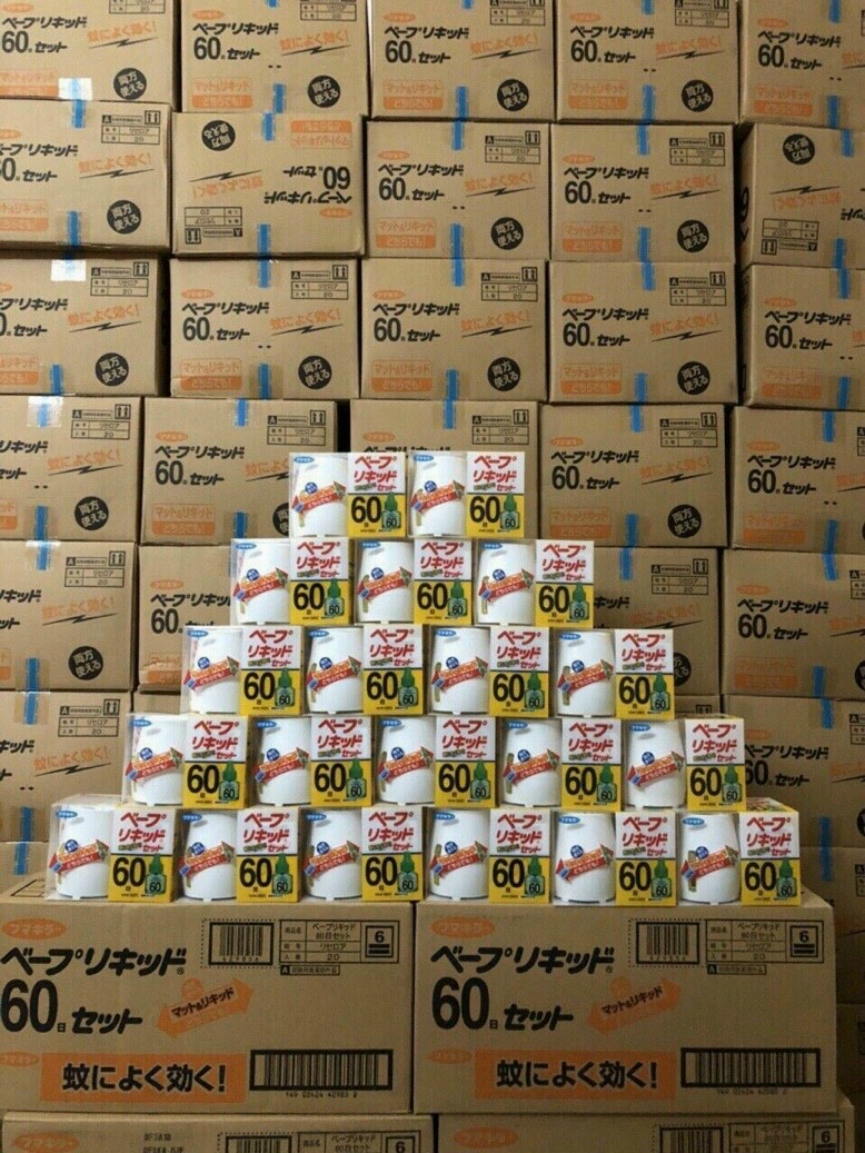 Máy muỗi và Tinh dầu đuổi muỗi Nhật Bản 60 ngày