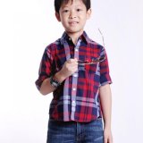 Áo sơ mi bé trai Ugether UKID21 (Caro sọc đỏ)