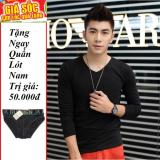 Áo thun tay dài nam + Tặng quần lót nam
