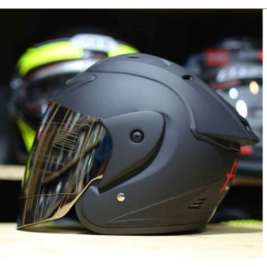 Mũ Bảo Hiểm ASIA M115 ( kính tráng gương)- Bảo hành 12 tháng-TPD