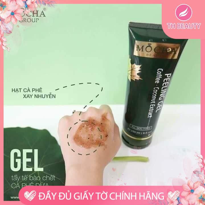 Tẩy tế bào chết Mocha, từ hạt caffe nguyên chất