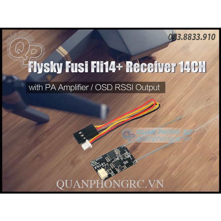 Bộ nhận sóng Flysky Fli14+ 14CH Receiver AFHDS