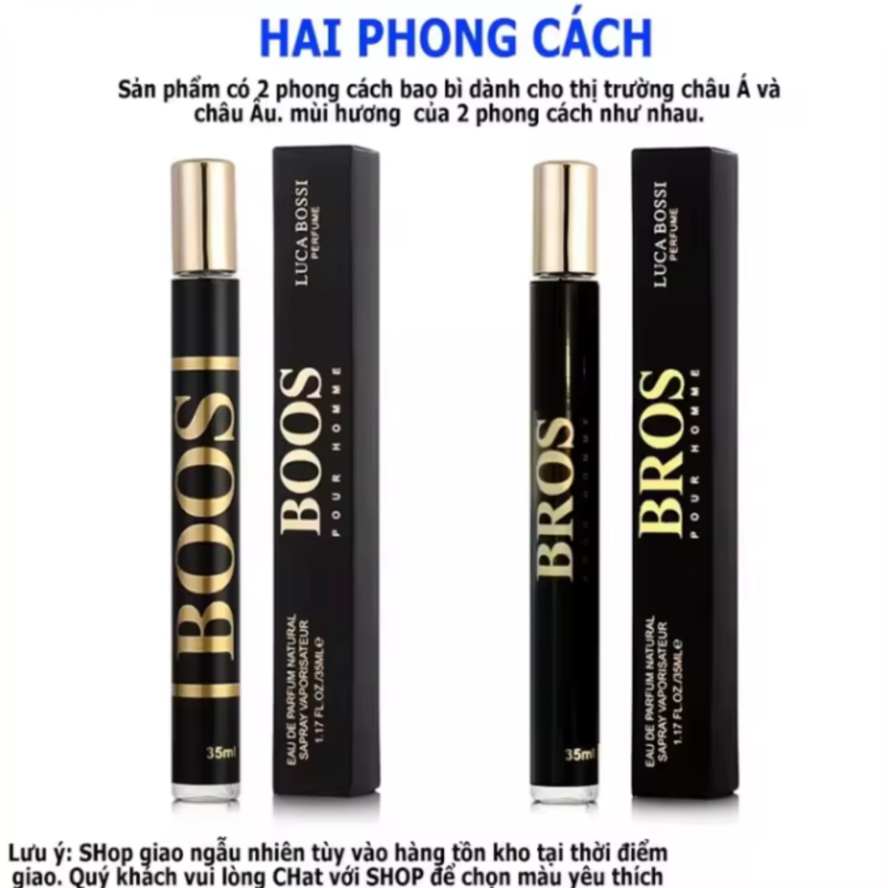 Combo x 2 nước hoa Boss 35ml dùng cho cả nam và nữ