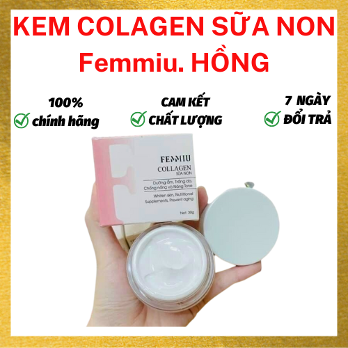Kem dưỡng collagen sữa non femmiuhồng kem dưỡng trắng da