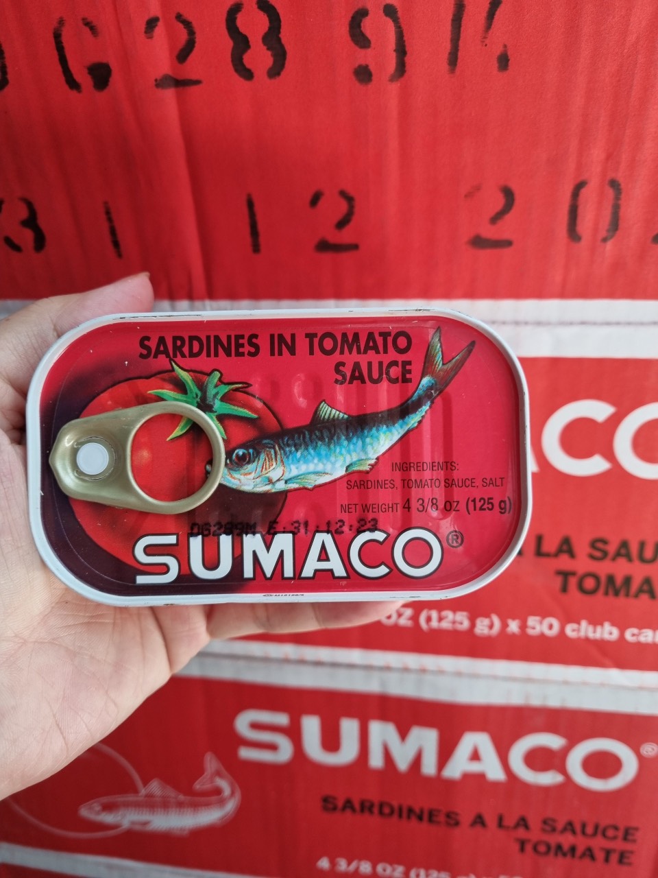 Cá mòi Sumaco 125g - Pháp Date: 12/23