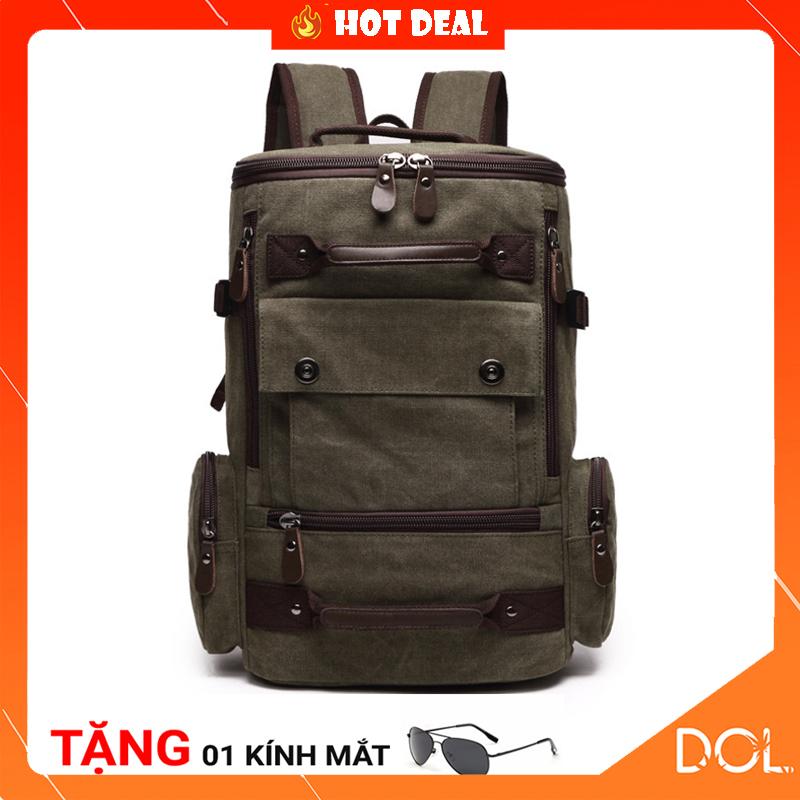 Balo vải bò ( jeans ) Nam du lịch NEW cao cấp - (chứa laptop, ipad và nhiều đồ dùng khác nhau tiện lợi )