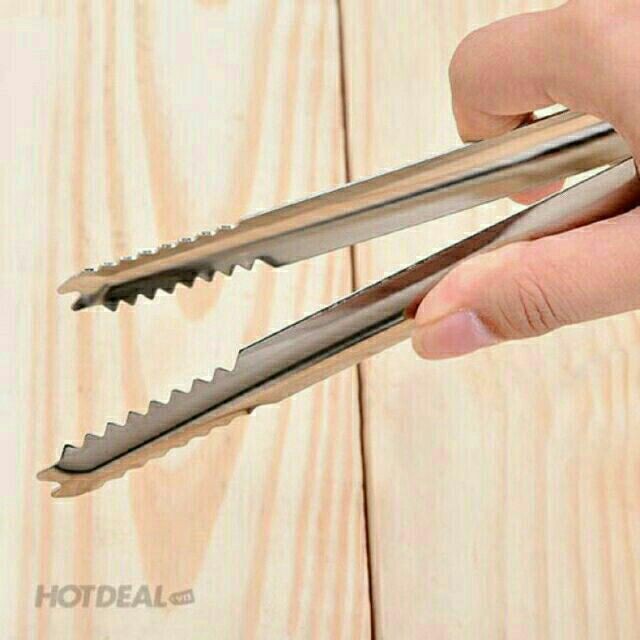 Kẹp inox 30cm gắp thức ăn, gắp đồ nóng, gắp đá