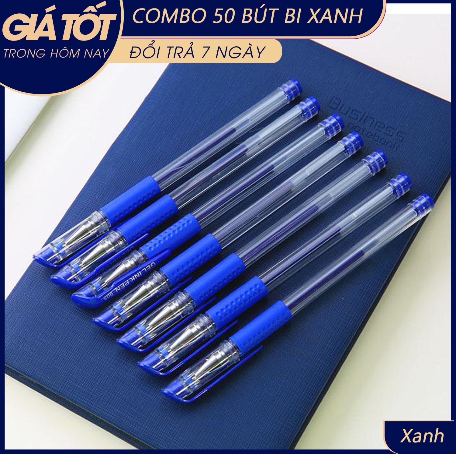 Combo 3 bút mực nước-bộ 50 bút bi nước siêu bền bút bi mực nước xanh đen, bút mực nước, rèn chữ đẹp