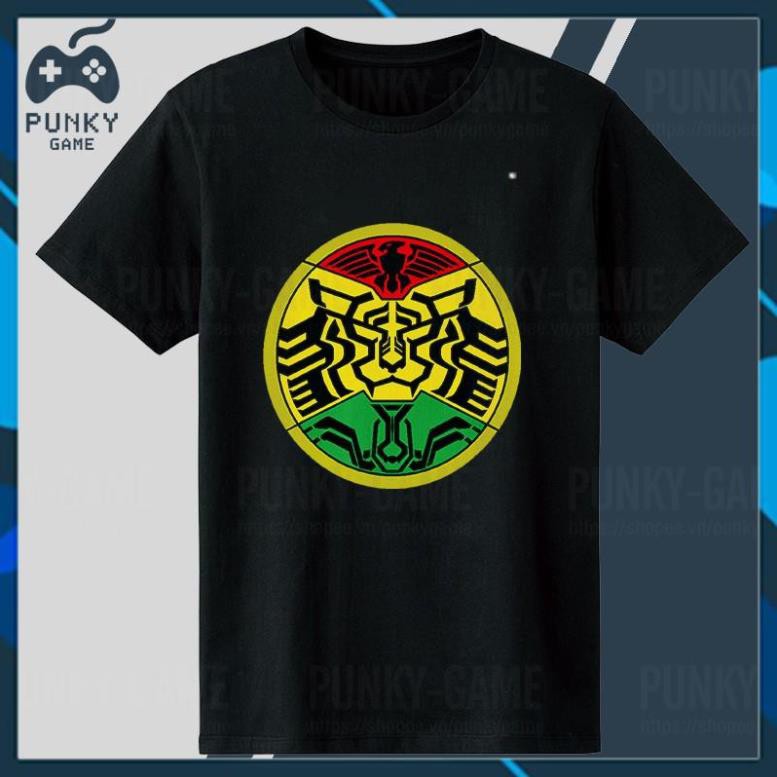 Áo thun Kamen Rider OOO Medal Black T-Shirt Collections ngắn tay