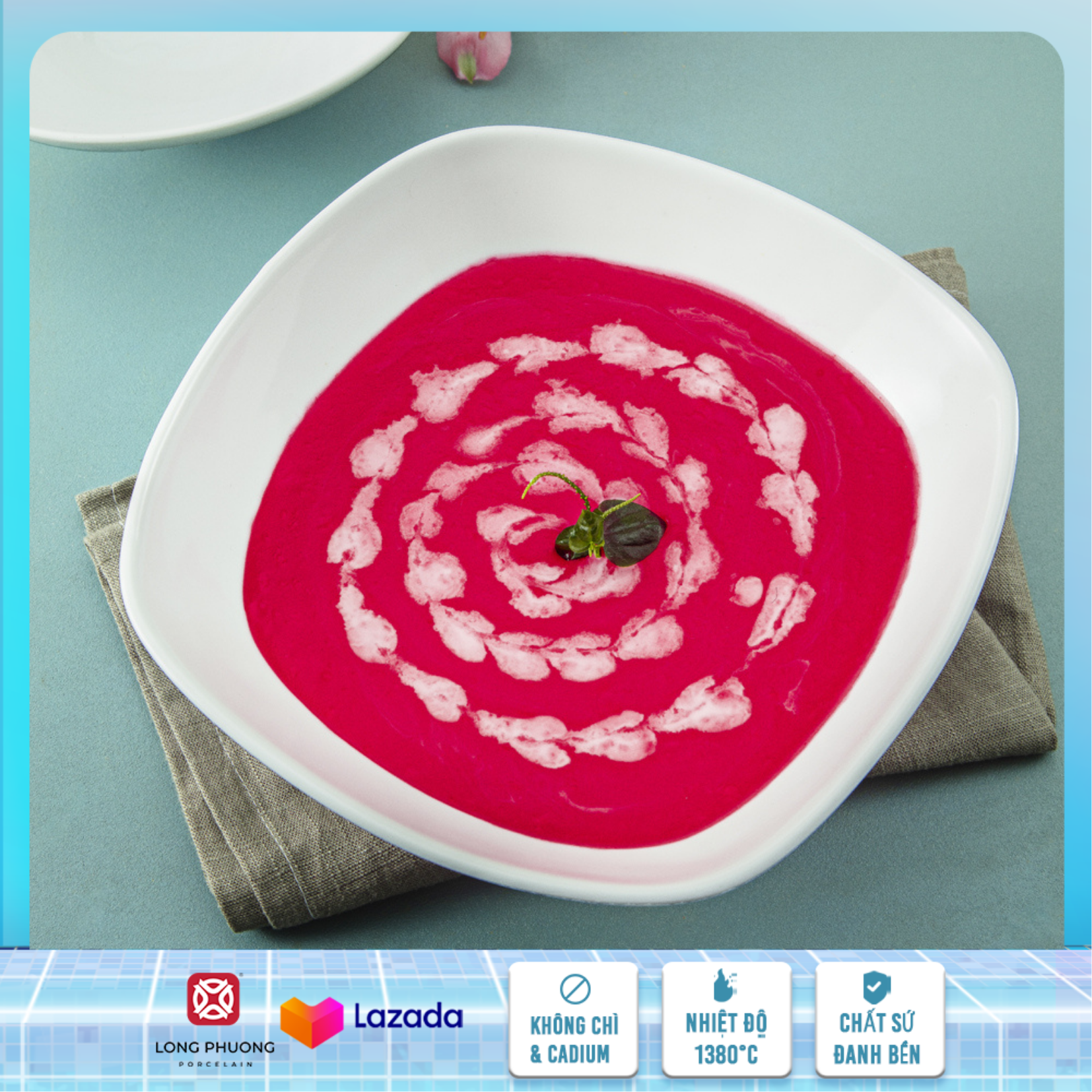 Tô choãng ảo - Bát tô sứ, tô sứ, tô canh, tô cơm, bát đựng salad, bát tô canh sứ Long Phương kiểu dáng mới