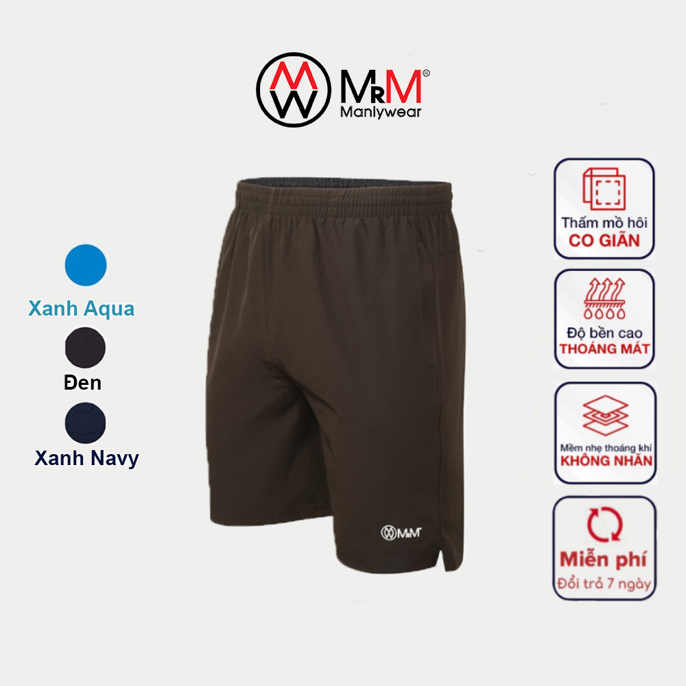 Quần đùi Short gió thể thao nam Ultra Max thoáng mát co giãn 4 chiều MRM Manlywear