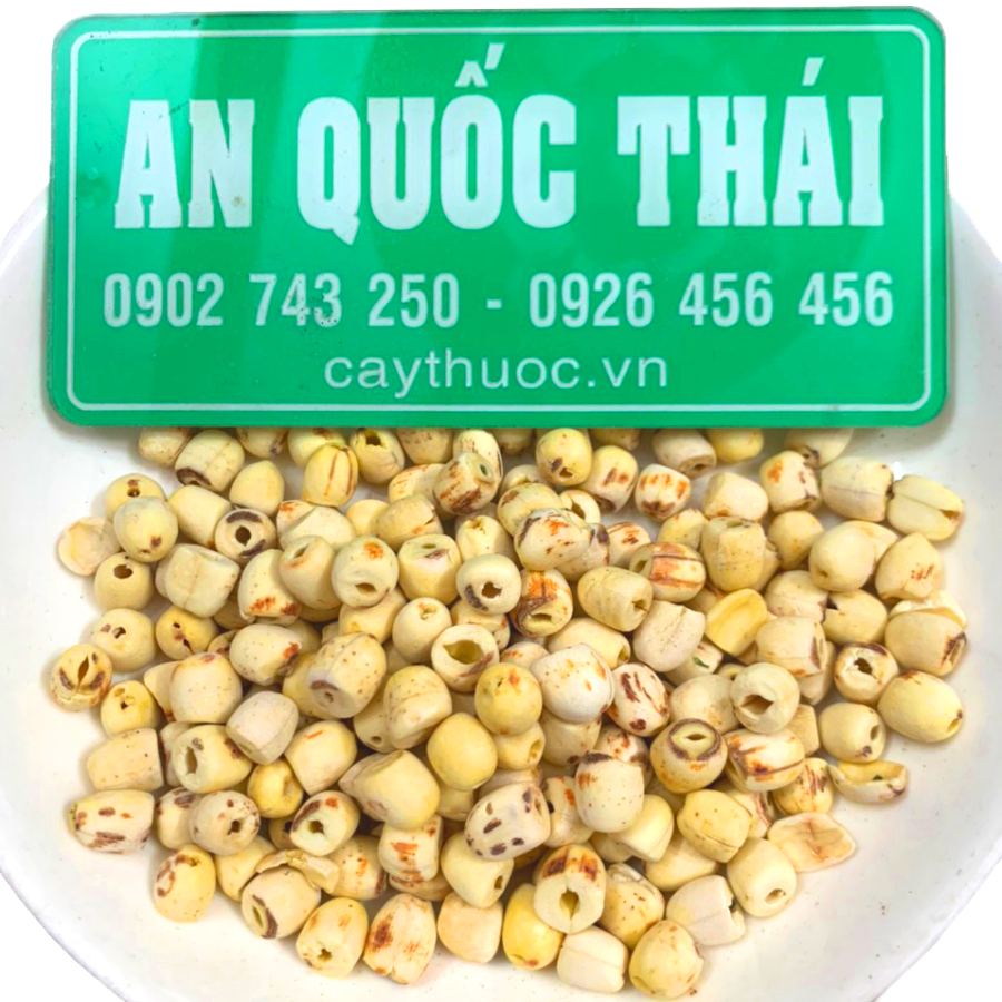 100g hạt sen sấy khô đồng tháp loại ngon, không bở, nấu chè, làm sữa hạt sen cực thơm ngon