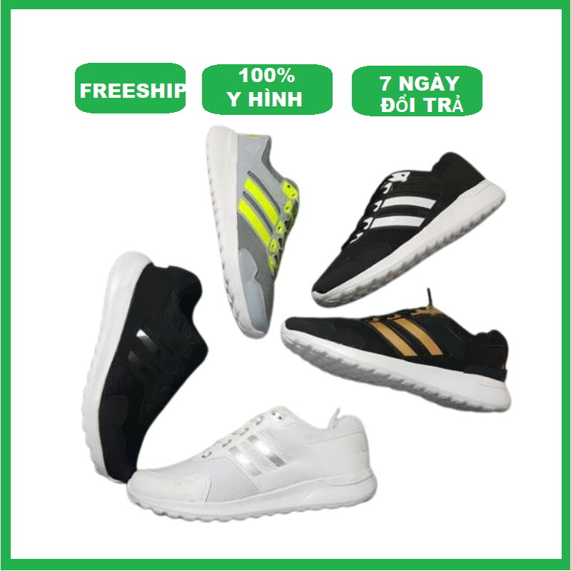 [HCM]Giày thể thao sneaker nam nữ 5 màu đế siêu nhẹ mang cặp mang theo nhóm (X102)