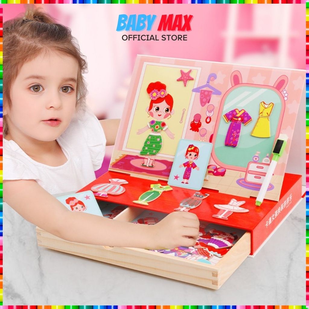 Đồ chơi cho bé gái ghép hình nhà thiết kế thời trang quà sinh nhật trò chơi giáo dục phát triển trí não cho bé 9 tuổi