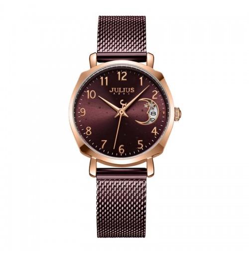 Đồng hồ nữ ja-1146d julius hàn quốc dây thép