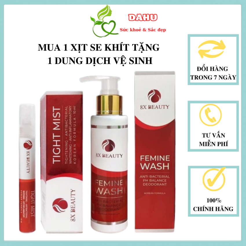 Xịt phụ khoa thảo dược 8x beauty