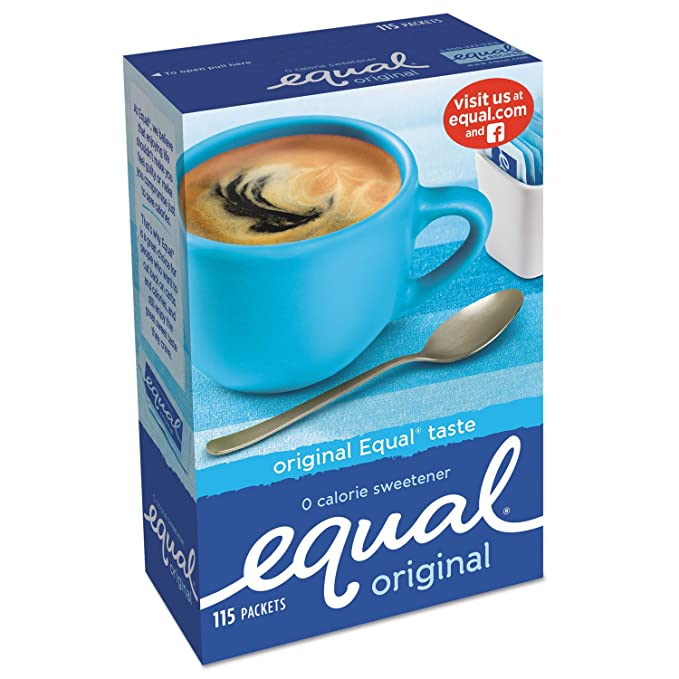 Đường ăn kiêng equal zero calorie sweetener, hộp 115 gói, gói 1g