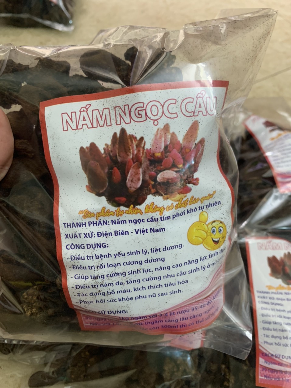 Nấm ngọc cẩu , ngọc cẩu khô, tráng dương bổ thận, tăng cường sinh lực cho nam giới
