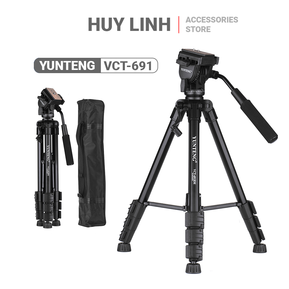 Chân Tripod Yunteng VCT-691 cho điện thoại và máy ảnh