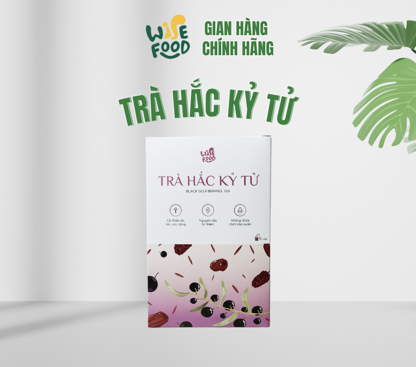 Trà hắc kỷ tử wise food 120g