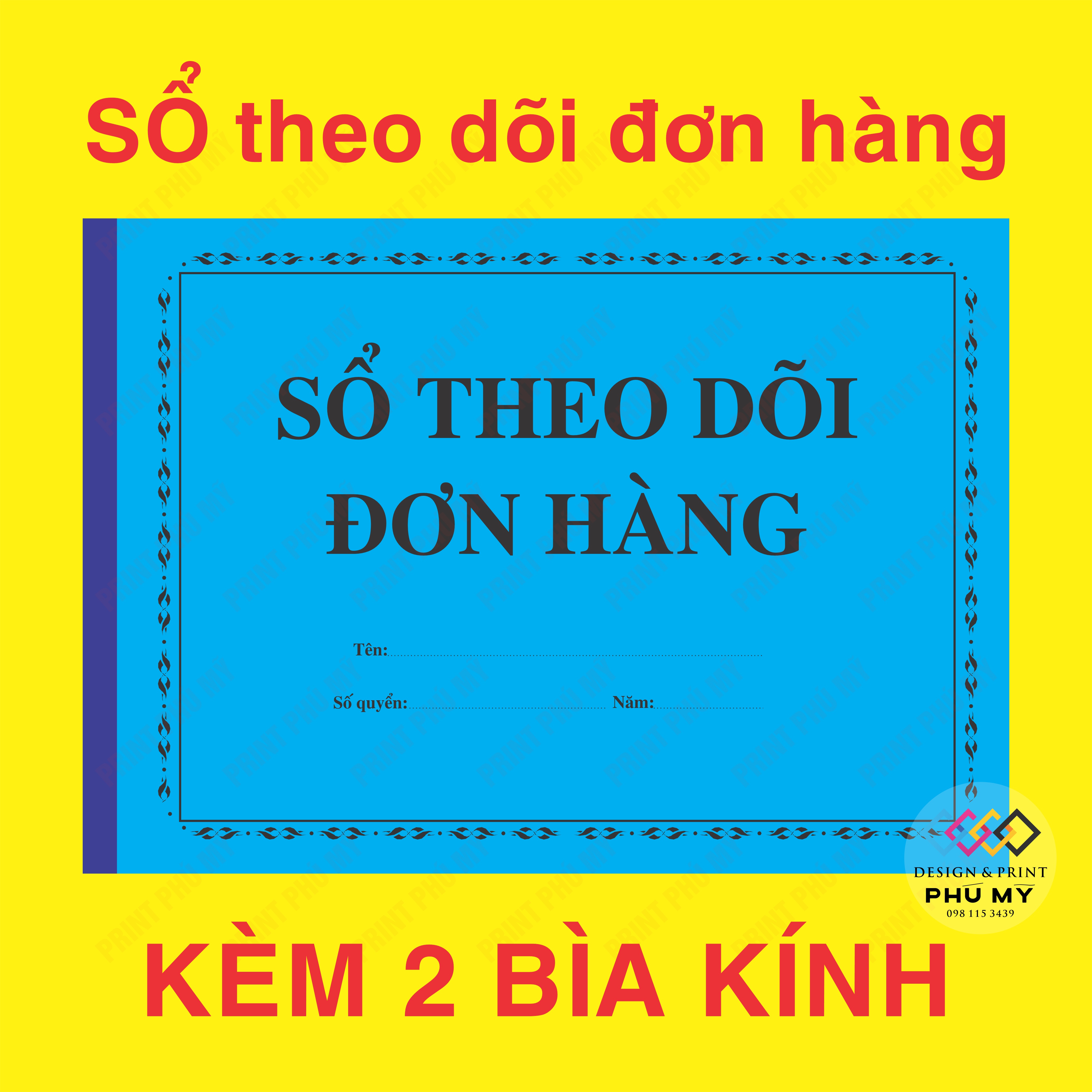 Sổ theo dõi đơn hàng - khổ a4 - 100 trang