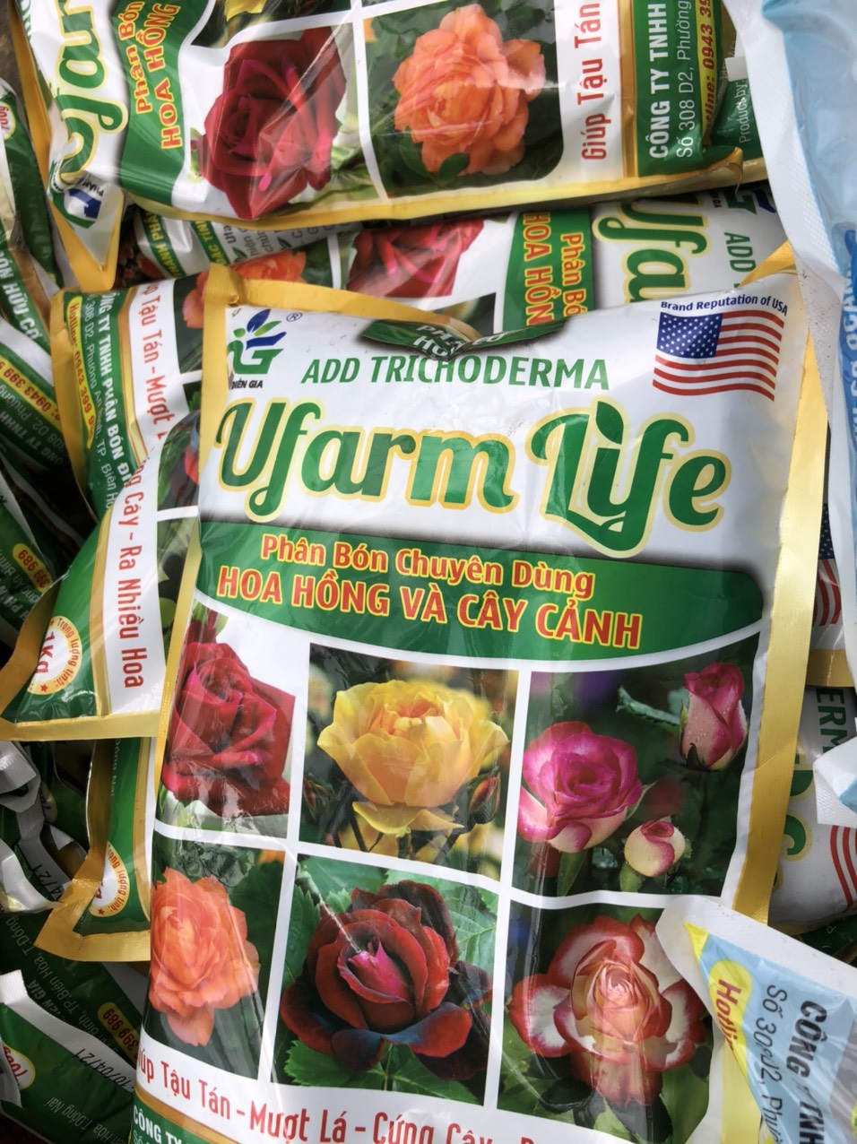 Ufarm life phân bón chuyên dùng cho hoa hồng và cây cảnh