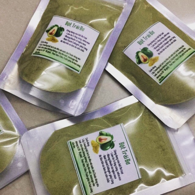 Bột Bơ đắp mặt handmade dưỡng trắng da