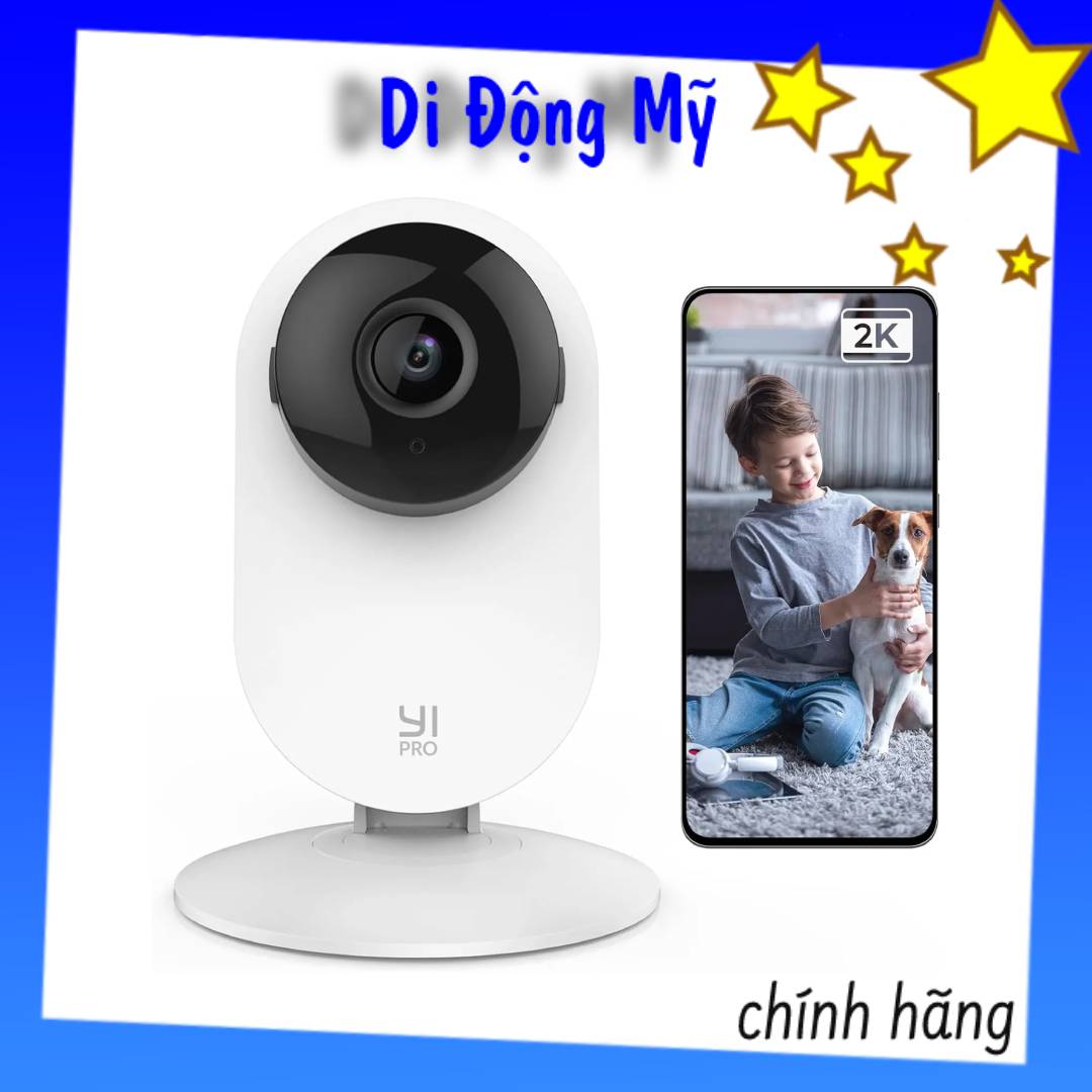 Camera Yi Home 2K - Camera Yi Home 2K 3 Megapixel, bản năm 2023 Tích Hợp AI, bảo hành 12 tháng Chính