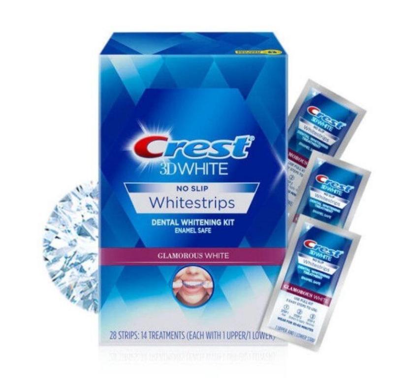 Miếng Dán Trắng Răng Crest 3D White Glamorous White ̣