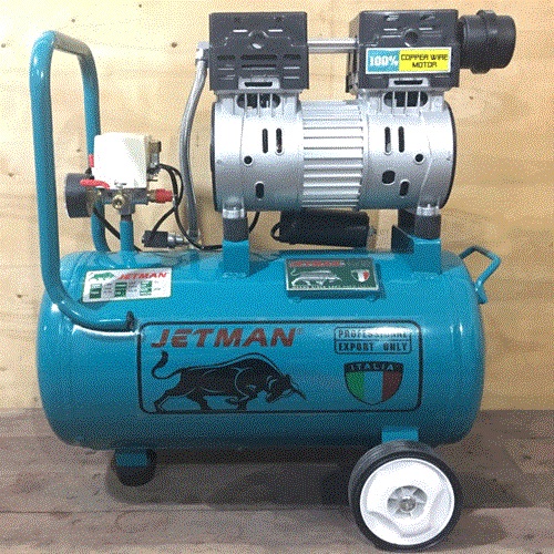 Máy nén khí không dầu jetman jm-580 24l