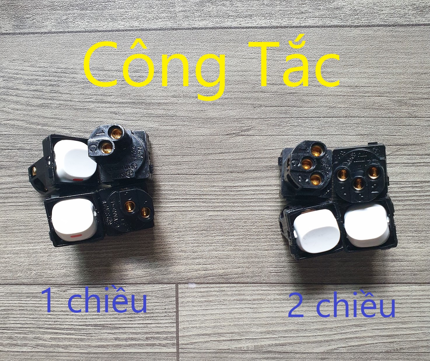 Công tắc 1 chiều - 2 chiều công tắc cầu thang