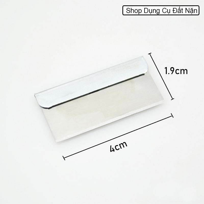 Dao mỏng cắt đất sét 4cm không rỉ