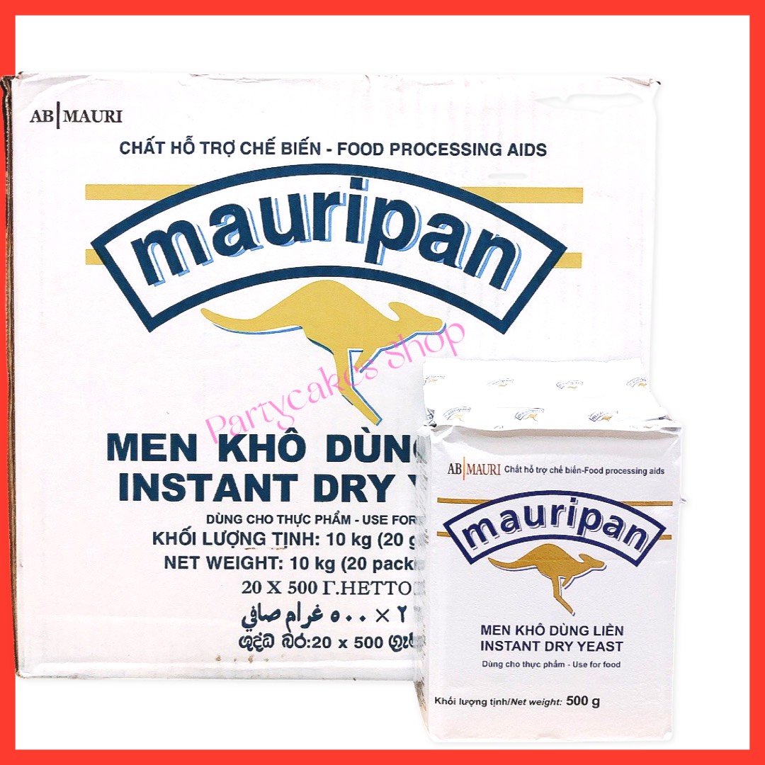 Men nở/ men khô ngọt mauri 500g