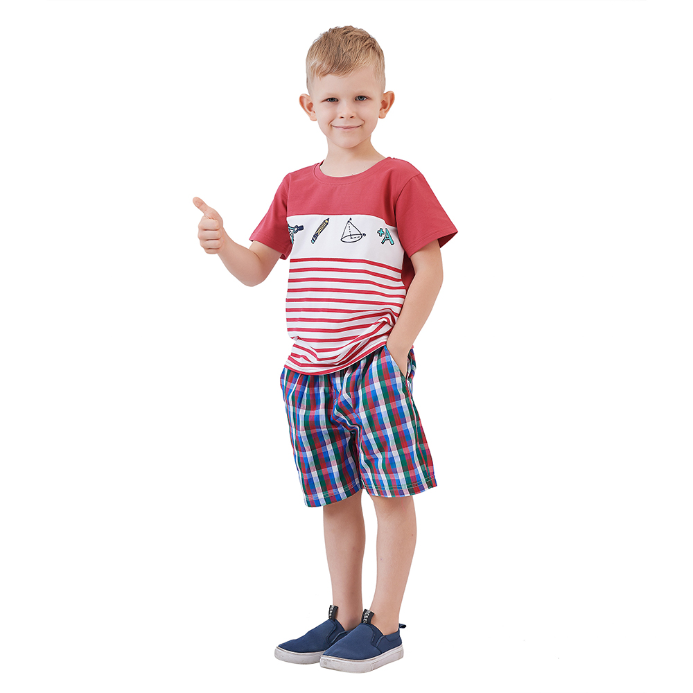 Đồ Bộ Bé Trai Mùa Hè từ 18-33 kg - MEEJENA Vải 100% Cotton - 601