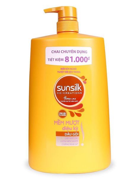 Dầu Gội Sunsilk 1.4Kg Mềm Mượt Diệu Kỳ (Vàng)