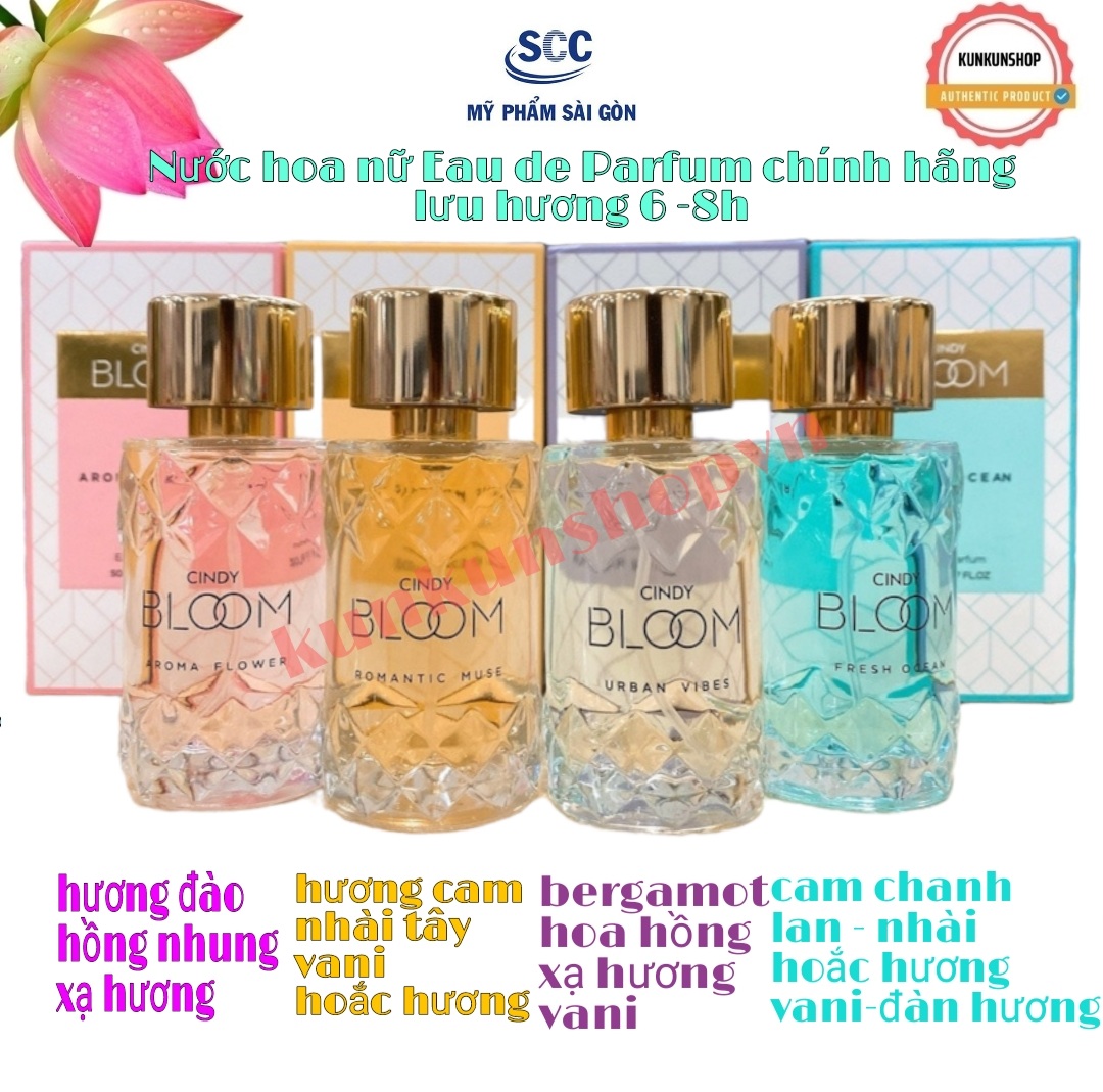 Hoàn tiền 15% - nước hoa nữ cindy bloom hương ngọt ngào nữ tính 30ml - 50ml chính hãng