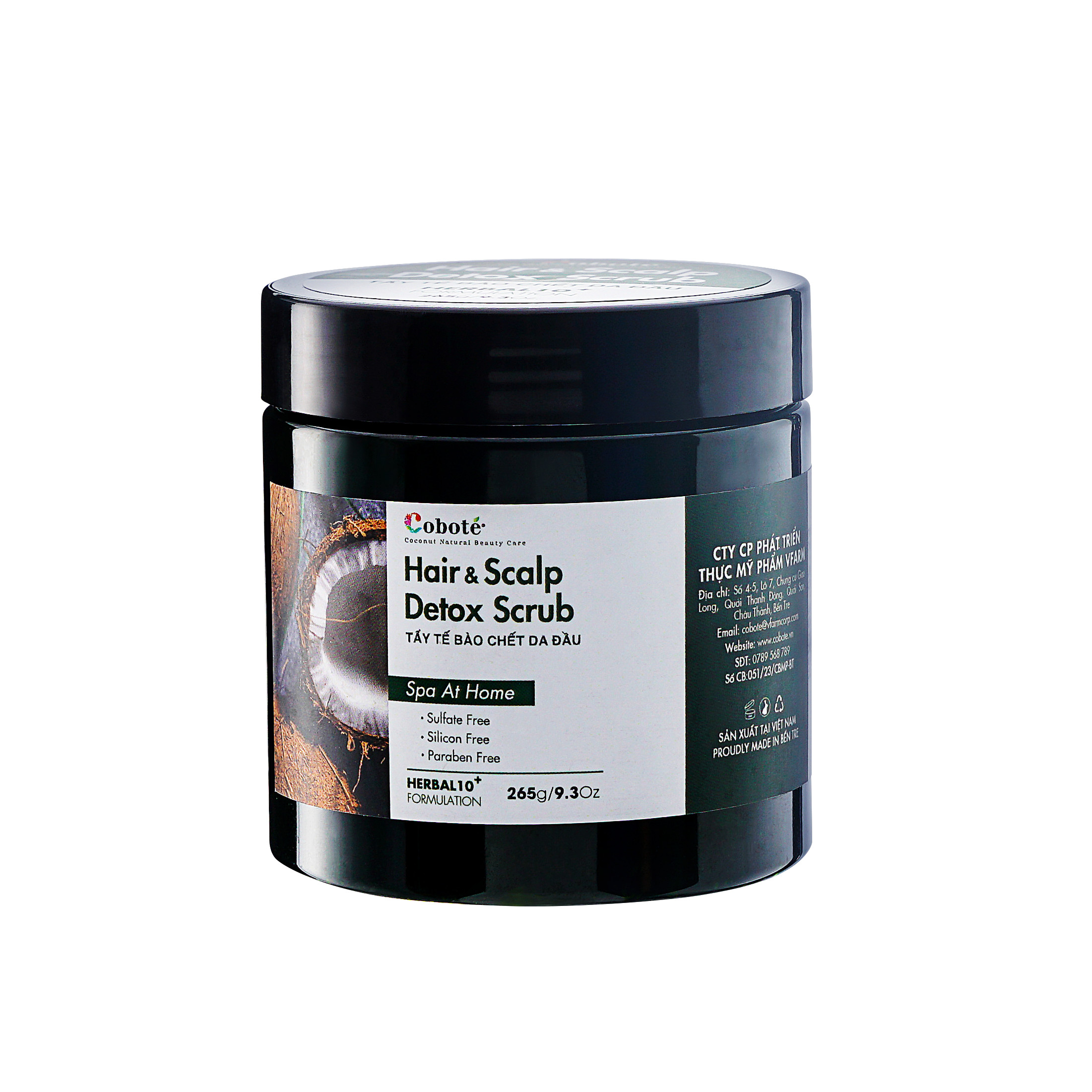 Tẩy tế bào chết da đầu - Hair & Scalp Detox Scrub 265g