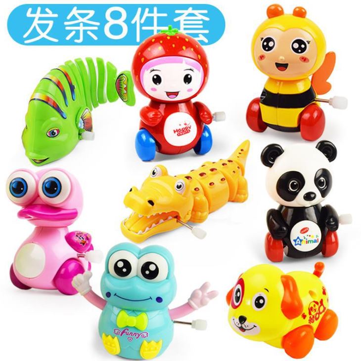 Set 5 đồ chơi dây cót hình thú cho bé giao ngẫu nhiên 5 con khác nhau