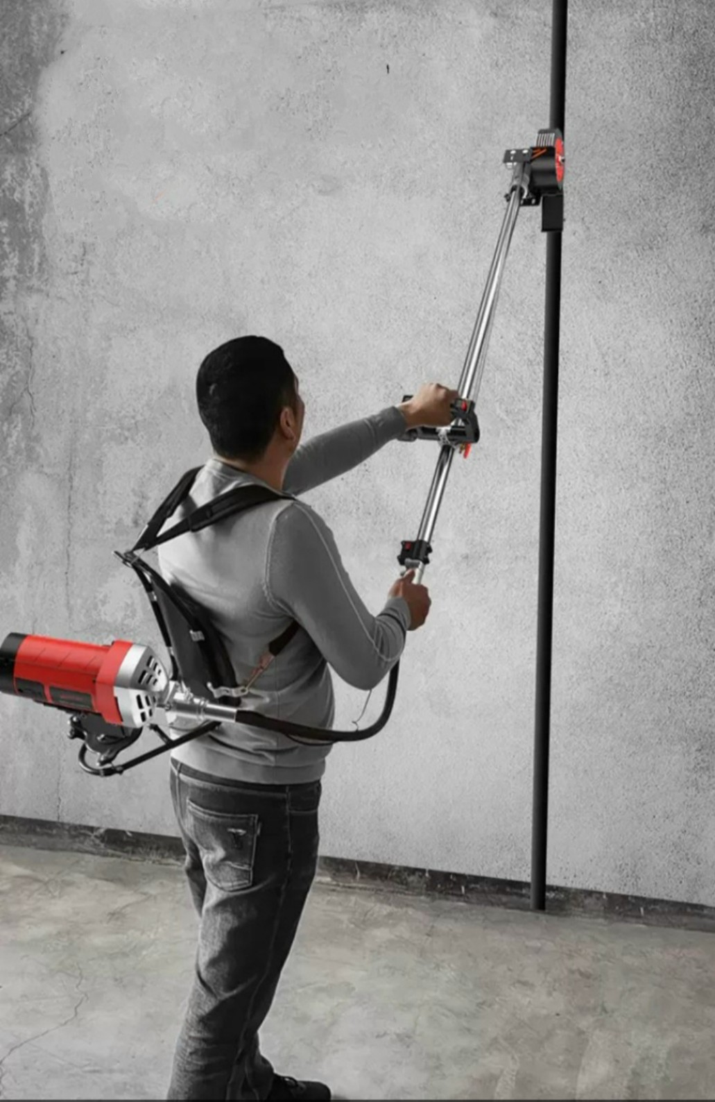 Máy cắt rãnh tường 5 lưỡi đeo lưng thế hệ mới New 2001