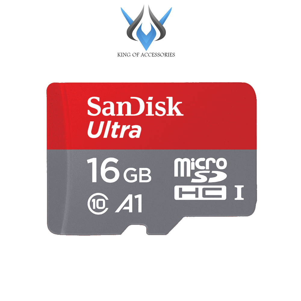 Thẻ nhớ microsdhc sandisk ultra a1 16gb class 10 u1 98mb/s box anh - phụ kiện 1986