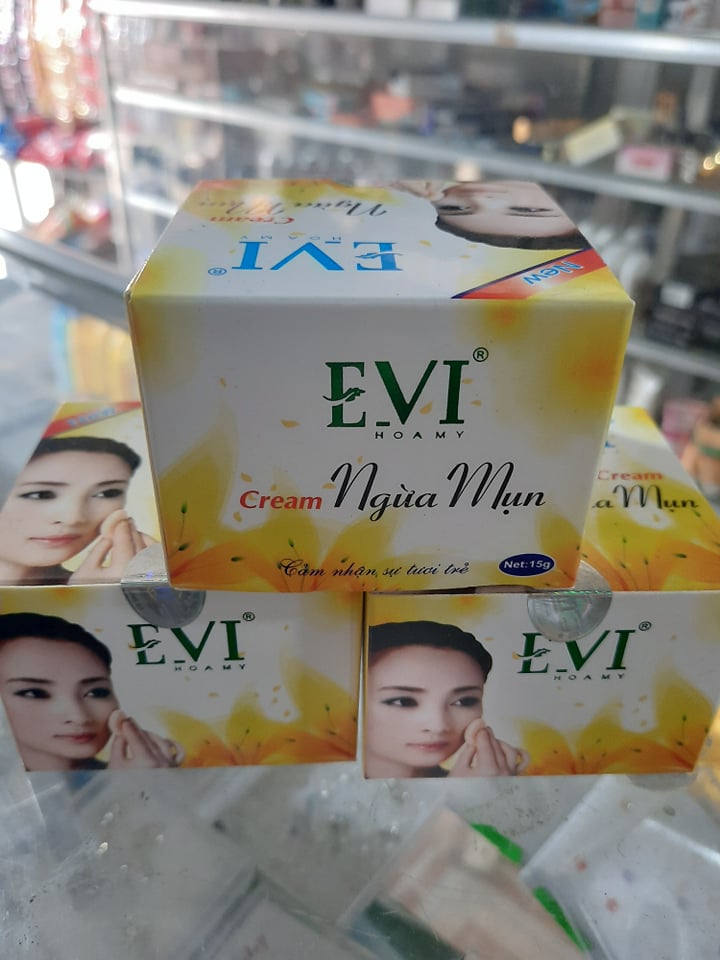 kem EVI NGỪA MỤN, TRẮNG DA