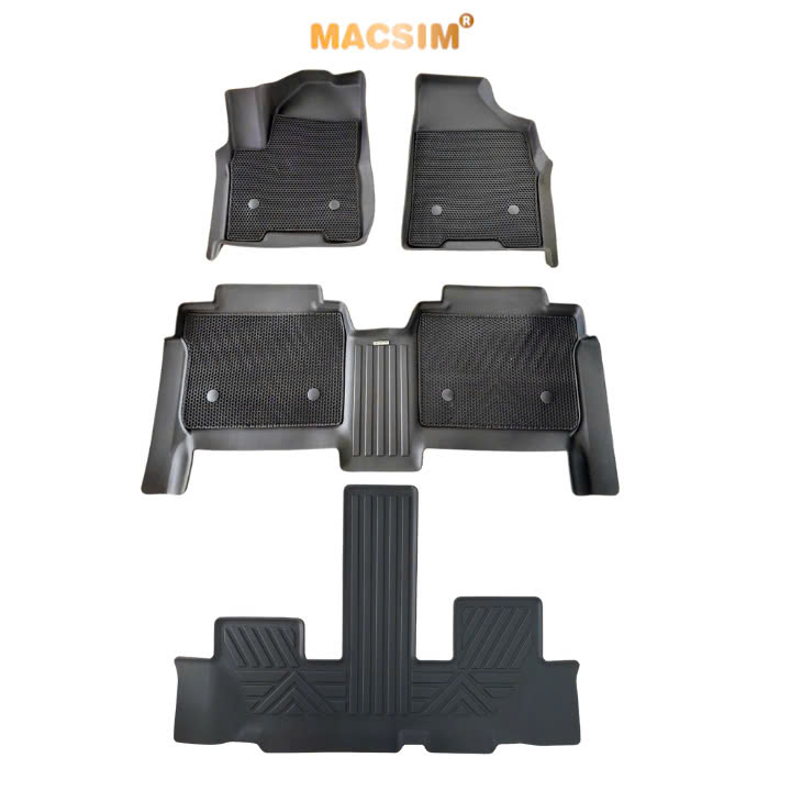 Car Mat Sd3 2-Layer Hexagonal Mesh Type Hyundai Custin Black - Super Clean Rubber Surface - Macsim Giá 3,800,000 Đồng*Miễn phí vận chuyển