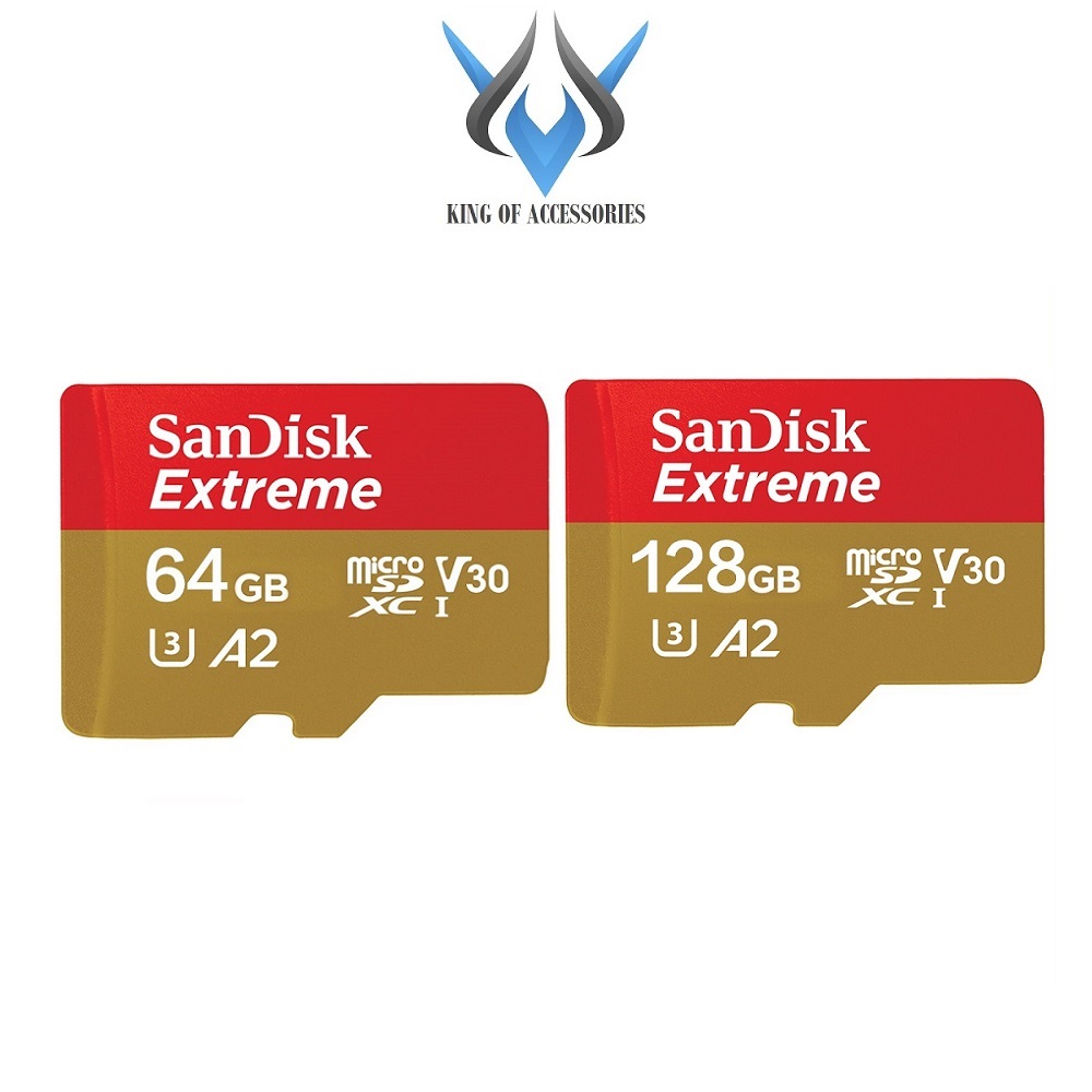 Thẻ nhớ microsdxc sandisk extreme a2 v30 u3 4k 64gb r170mb/s w80mb/s / 128gb r190mb/s w90mb/s - phụ kiện 1986