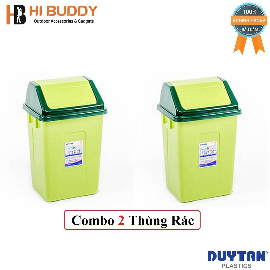 Combo 2 thùng rác nắp lật nhỏ duy tân no.h126