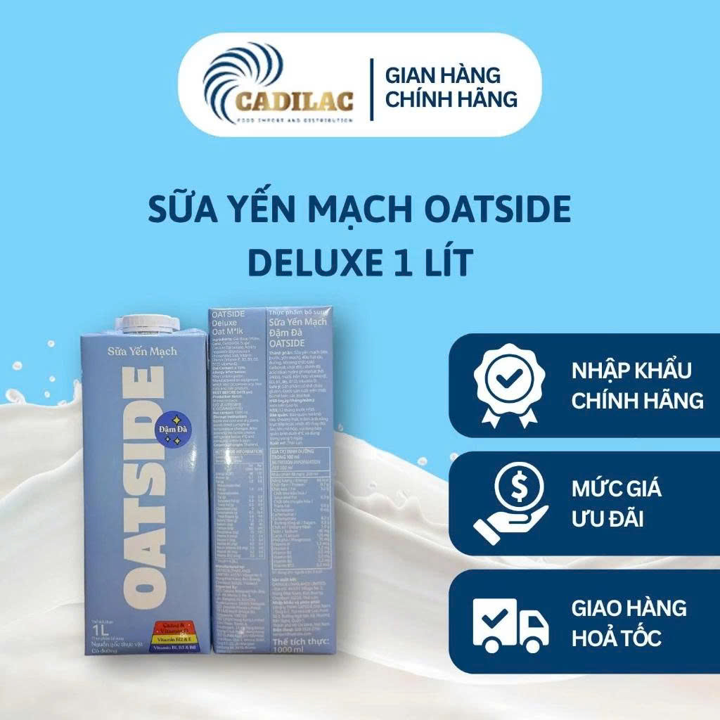 Sữa yến mạch OATSIDE DELUXE 1 LÍT