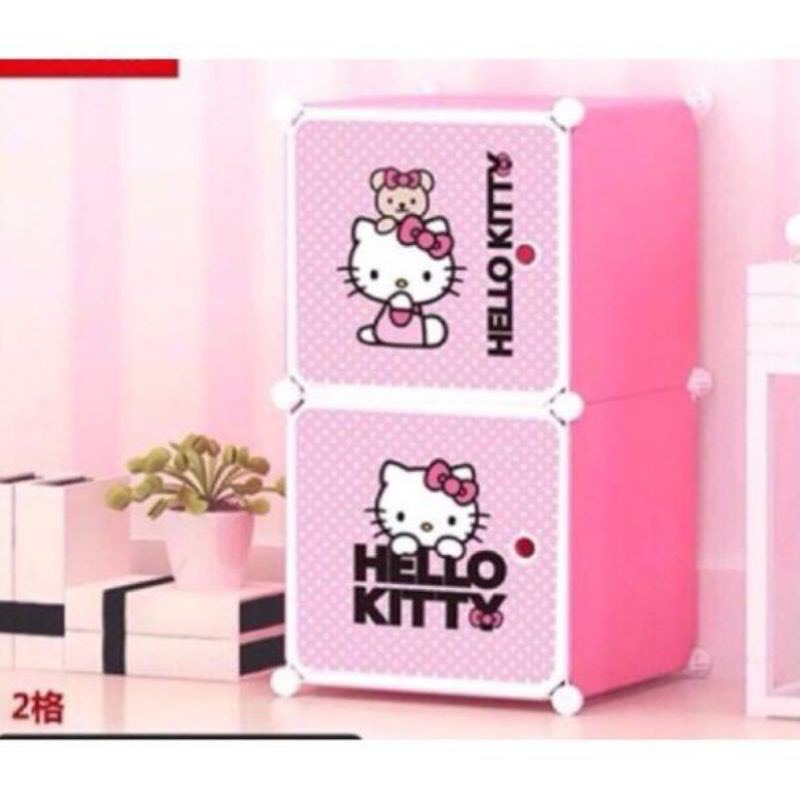 Tủ nhựa lắp ghép mini giá rẻ 2 ô