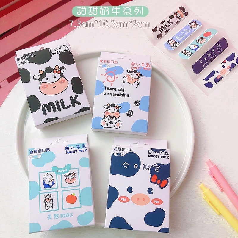 Hộp băng keo cá nhân hình động vật dễ thương (20 miếng), Băng dán vết thương band-aid siêu dễ thương, chống thấm nước hiệu quả