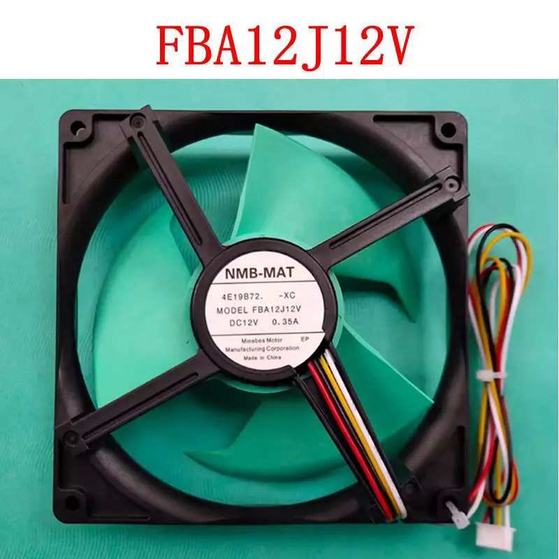 nd New Quạt làm mát fba12j12v tủ lạnh Fan DC12V 0.35A cho Panasonic Sharp tủ lạnh Cooler sửa chữa các bộ phận